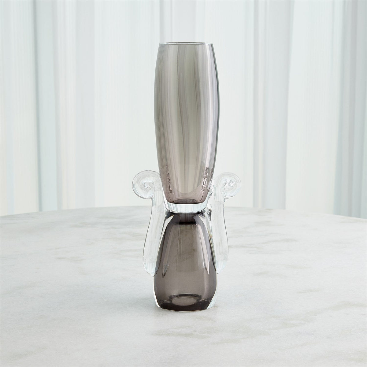 Global Views Lydia Vase - Grey