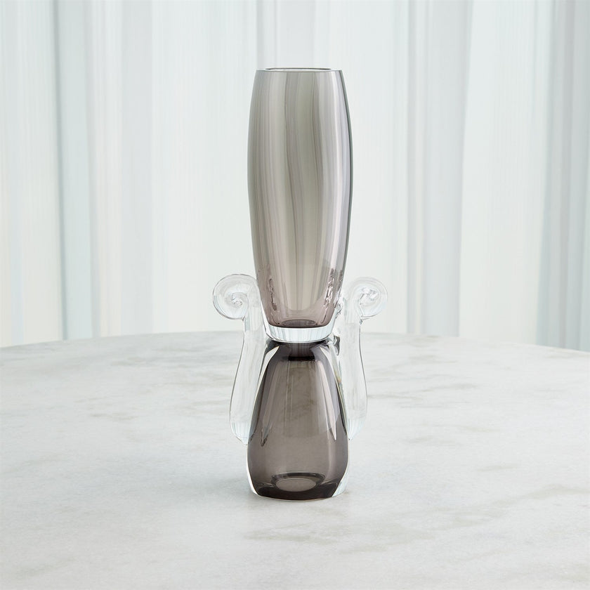 Global Views Lydia Vase - Grey