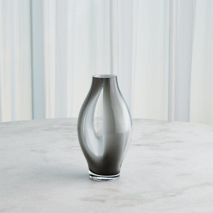 Global Views Fly Through Vase - Grey