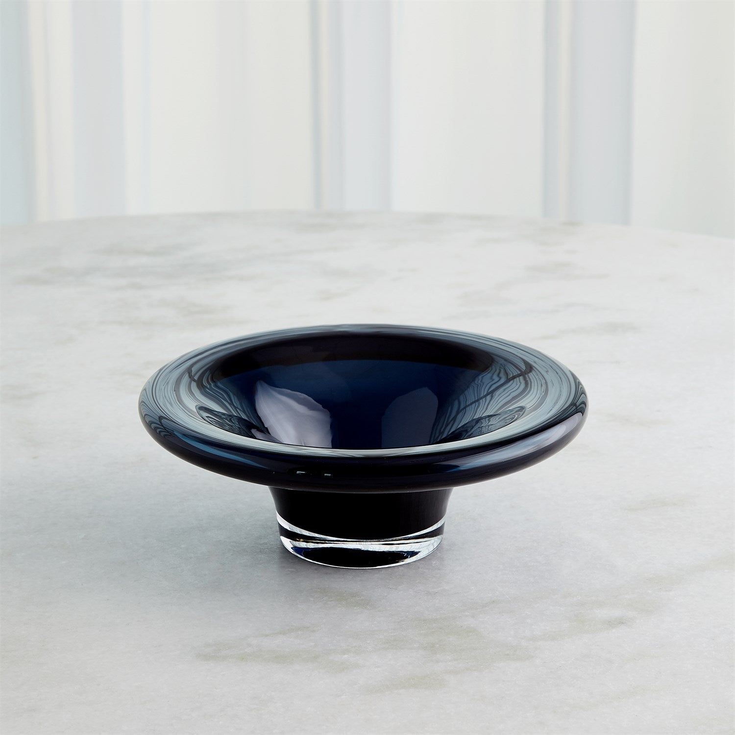 Global Views Tourneau Bowl - Night Blue