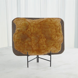 Global Views Monument Platter - Ochre