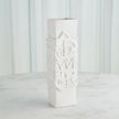 Global Views Totem Vase - Matte White