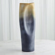 Global Views Indent Vase & Bowl - Grey Yellow