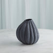 Global Views Glow Vase - Black