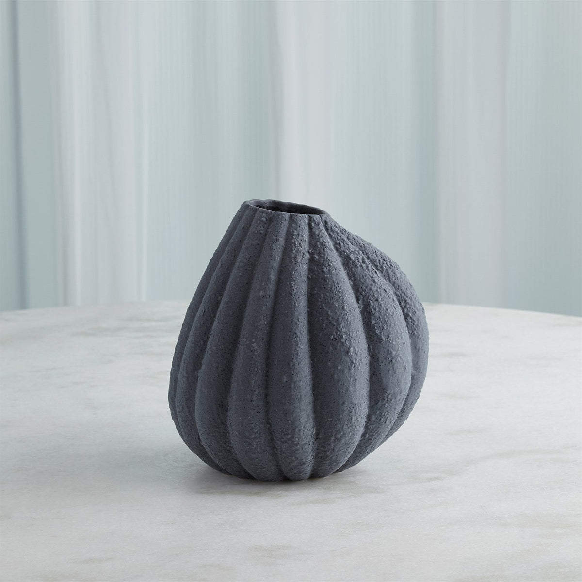 Global Views Glow Vase - Black