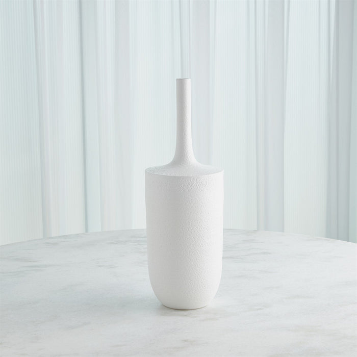 Global Views Lucca Vase - Matte White