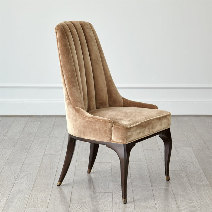 Global Views Channel Tufted Dining Chair