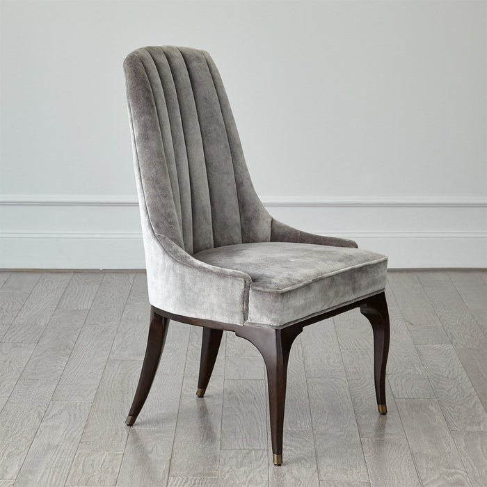 Global Views Channel Tufted Dining Chair