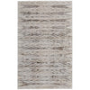 Feizy Vancouver 39NTF Modern Geometric Rug in Ivory/Tan/Brown