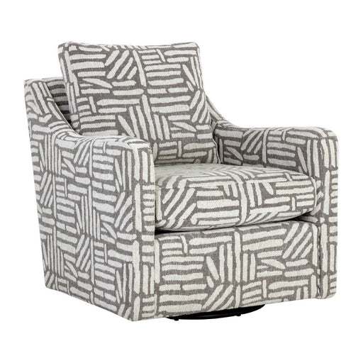 Sunpan Brianna Swivel Lounge Chair - Quinn Sable