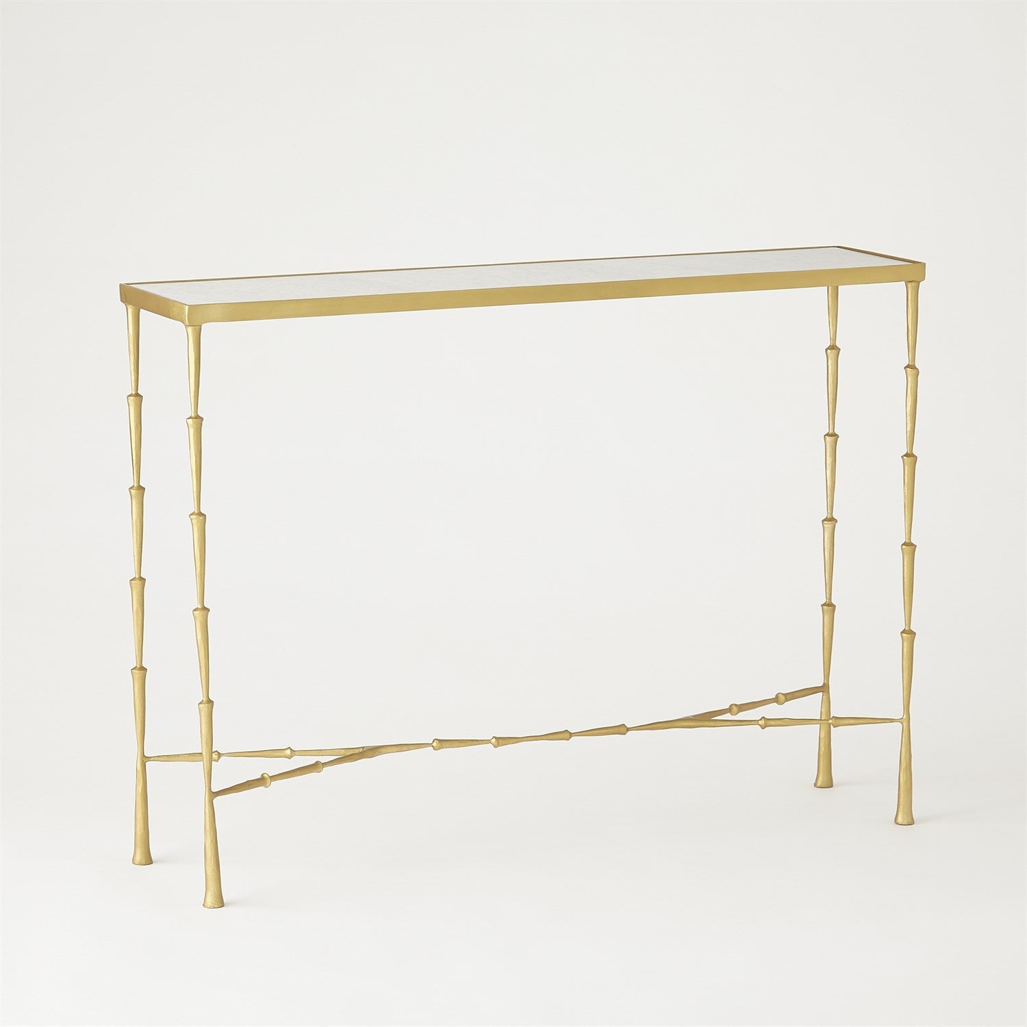 Global Views Spike Console - Antique Brass