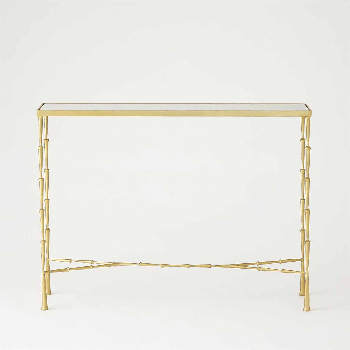 Global Views Spike Console - Antique Brass