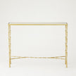 Global Views Spike Console - Antique Brass