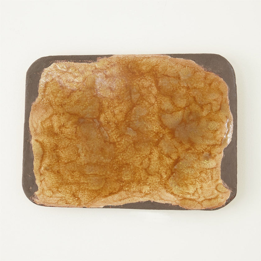 Global Views Monument Platter - Ochre