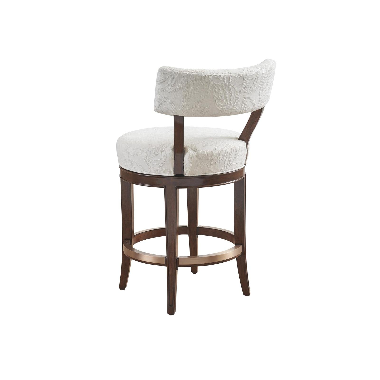 Lexington Rendezvous Giles Upholstered Swivel Counter Stool