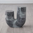 Global Views Marble Tube Table