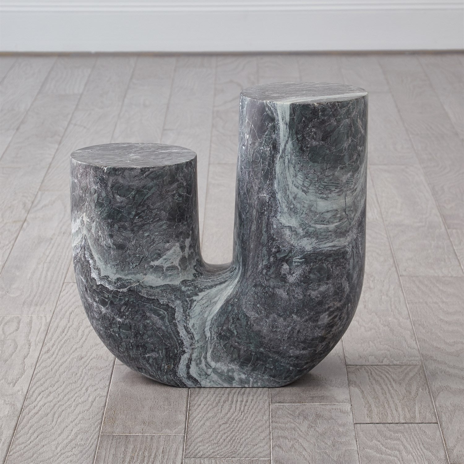 Global Views Marble Tube Table