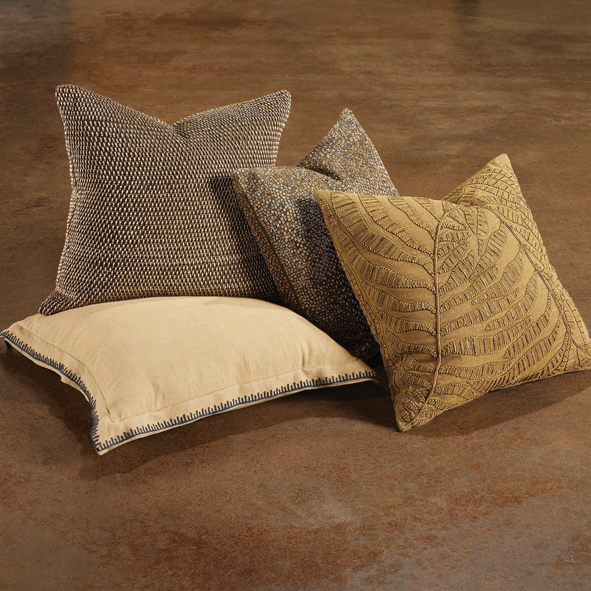 Global Views Stitched Pillow