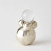 Global Views Bubble Orb Holder - Nickel with Crystal