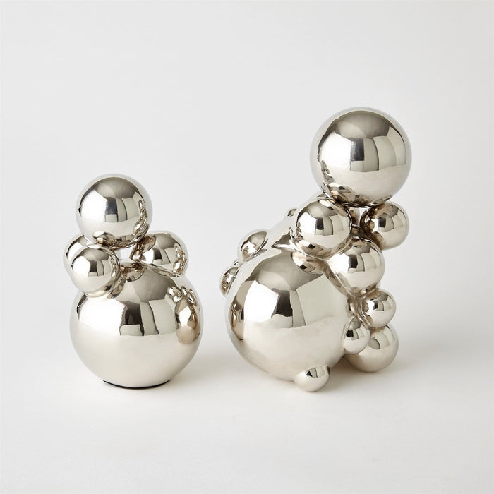 Global Views Bubble Orb Holder - Nickel