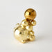 Global Views Bubble Orb Holder - Brass