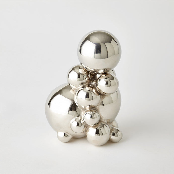 Global Views Bubble Orb Holder - Nickel