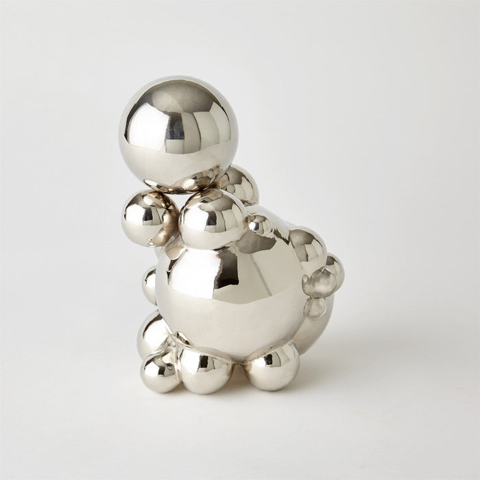 Global Views Bubble Orb Holder - Nickel