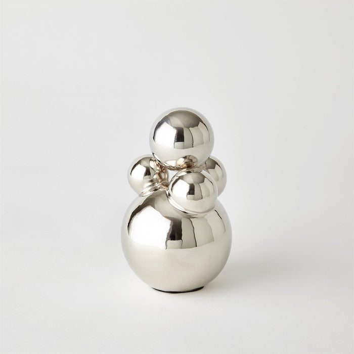 Global Views Bubble Orb Holder - Nickel