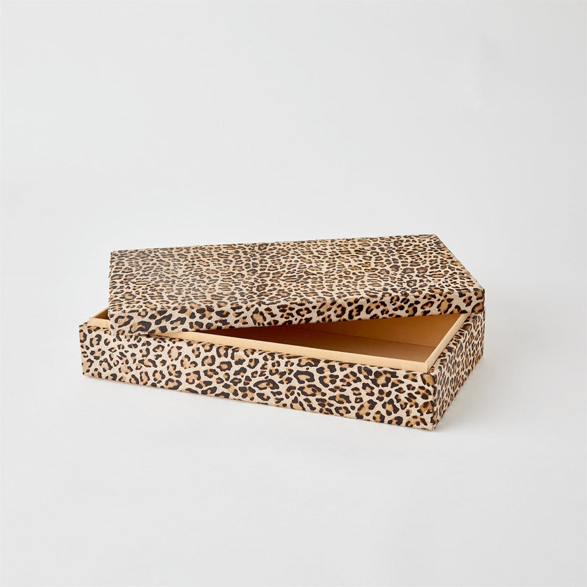 Global Views Cheetah Hair-on-Hide Box
