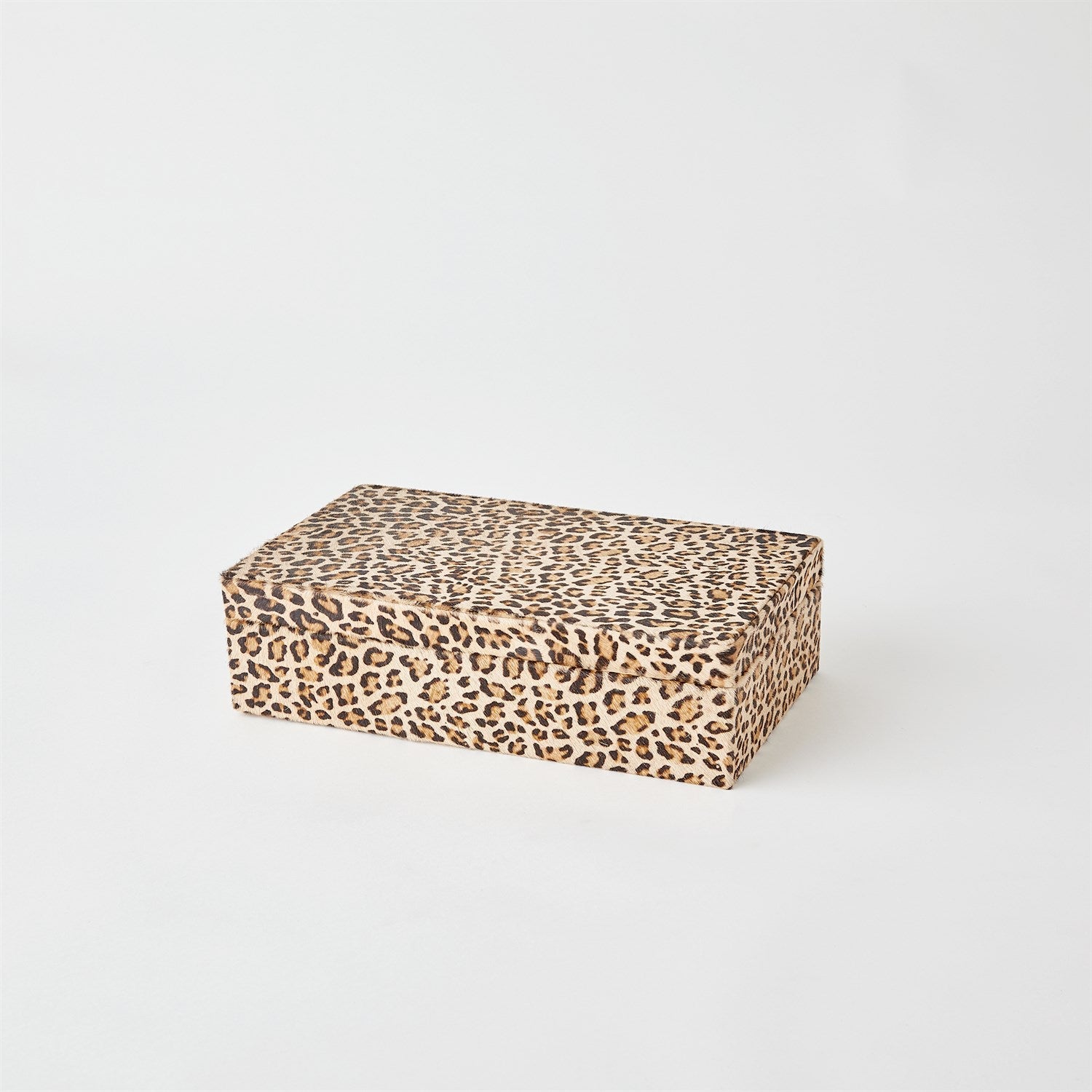 Global Views Cheetah Hair-on-Hide Box