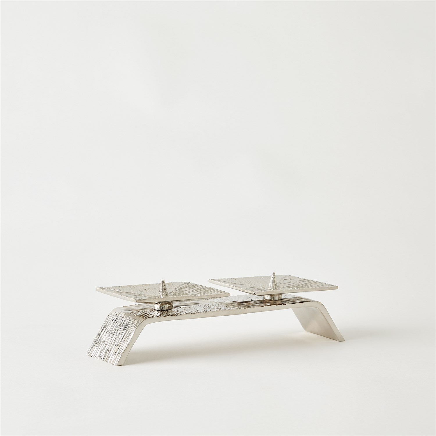 Global Views Torch Candleholder - Nickel