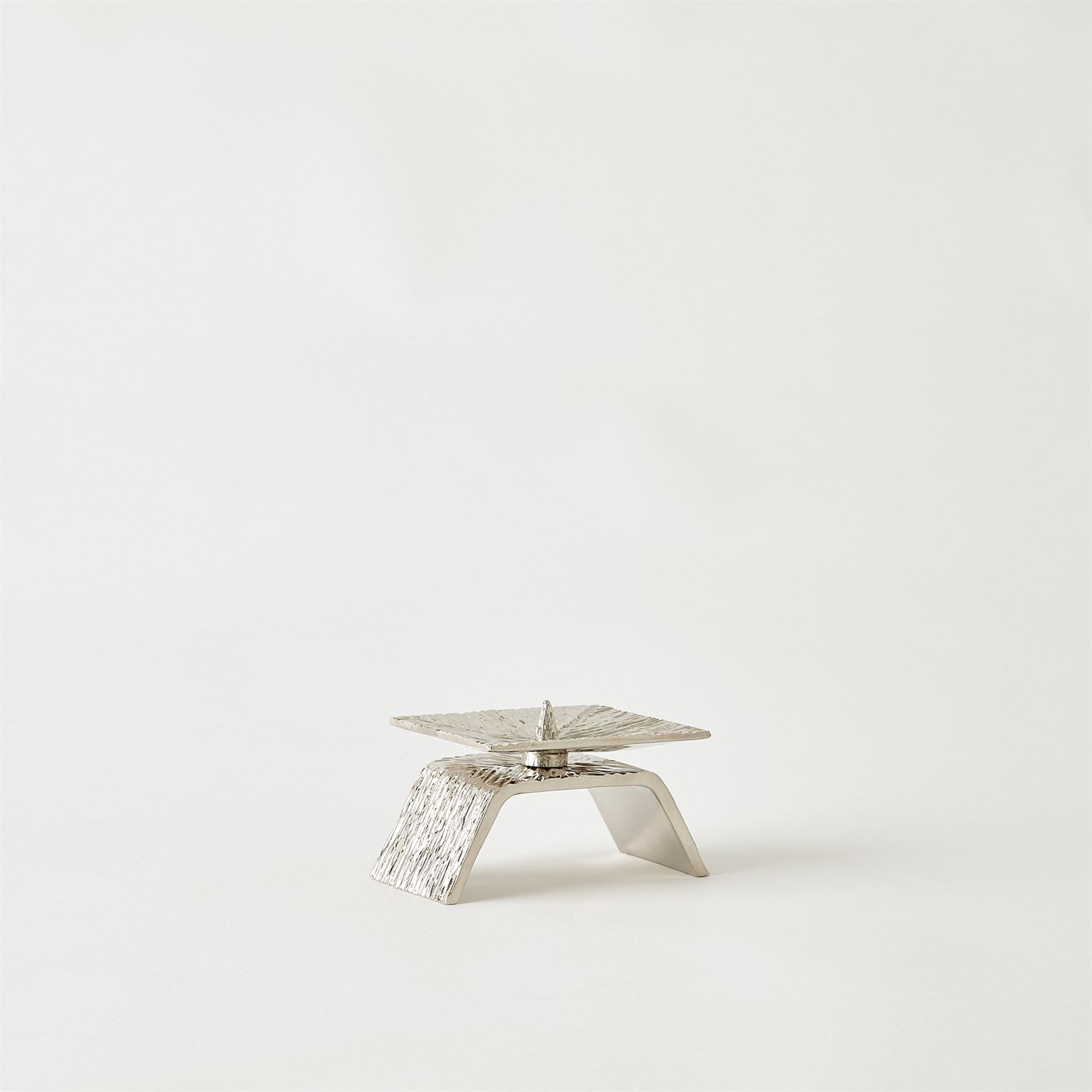 Global Views Torch Candleholder - Nickel