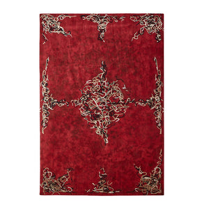 Global Views Parlor Rug - Deep Red