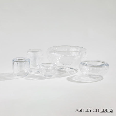 Global Views Double Take Collection - Clear Seeded by Ashley Childers