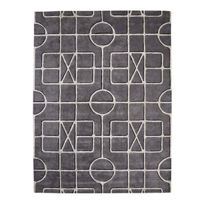 Global Views Gate Rug - Indigo Charcoal