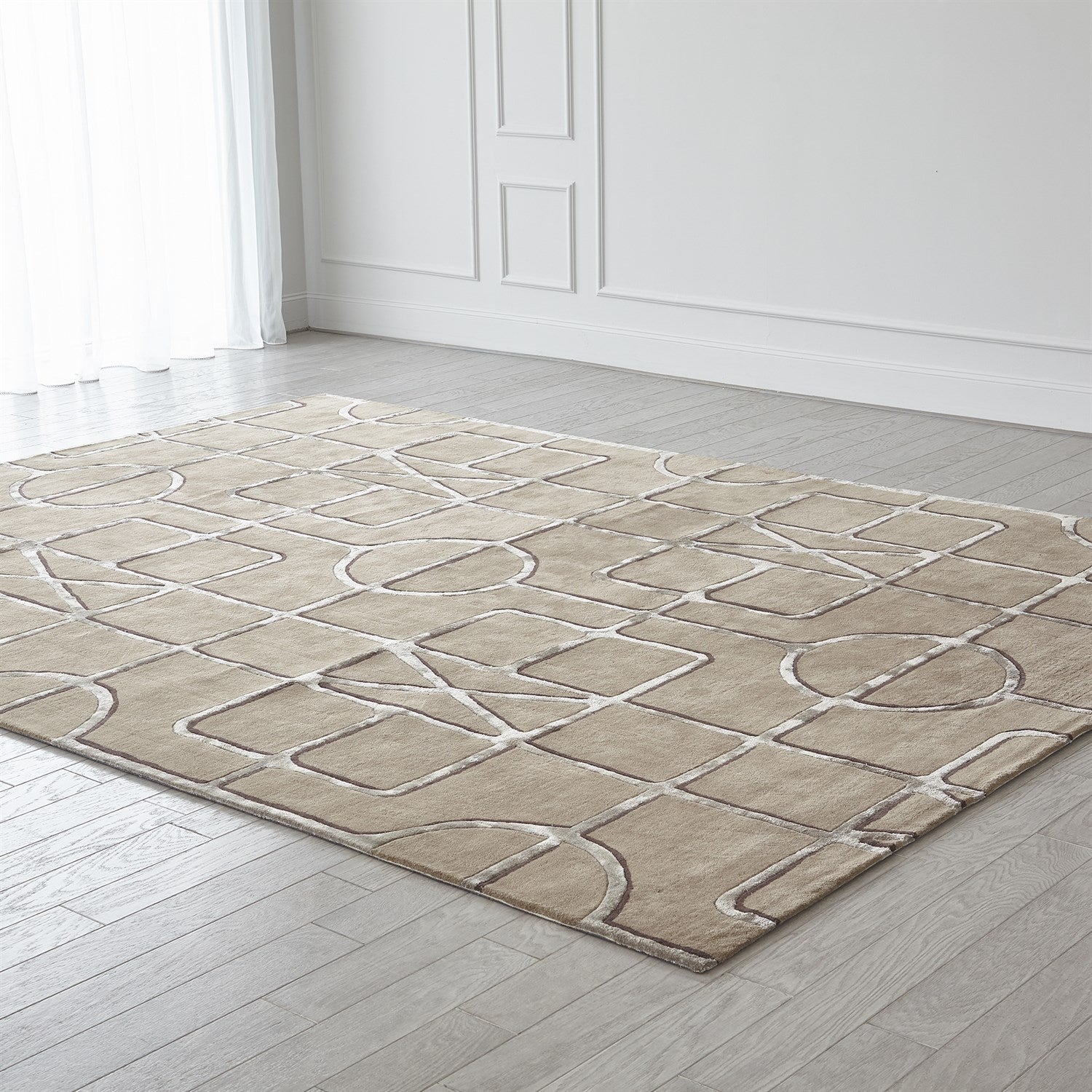 Global Views Gate Rug - Khaki