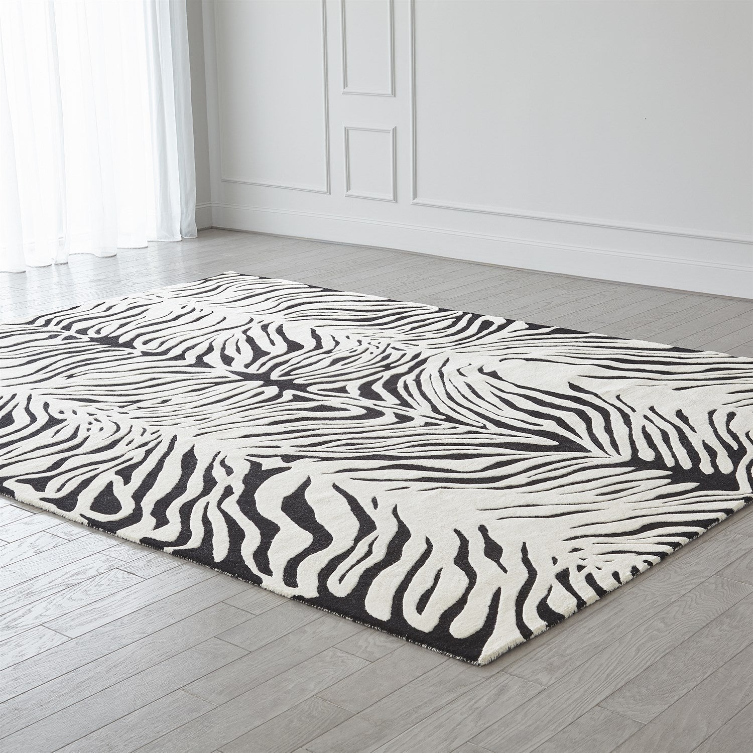Global Views Zebra Rug
