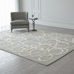 Global Views Scribble Rug - Grey/Ivory