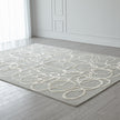 Global Views Scribble Rug - Grey/Ivory