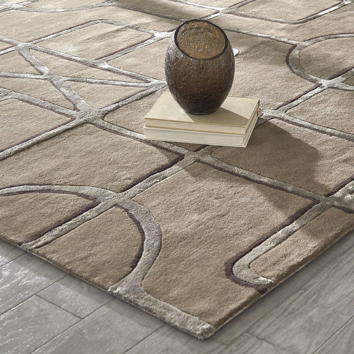 Global Views Gate Rug - Khaki