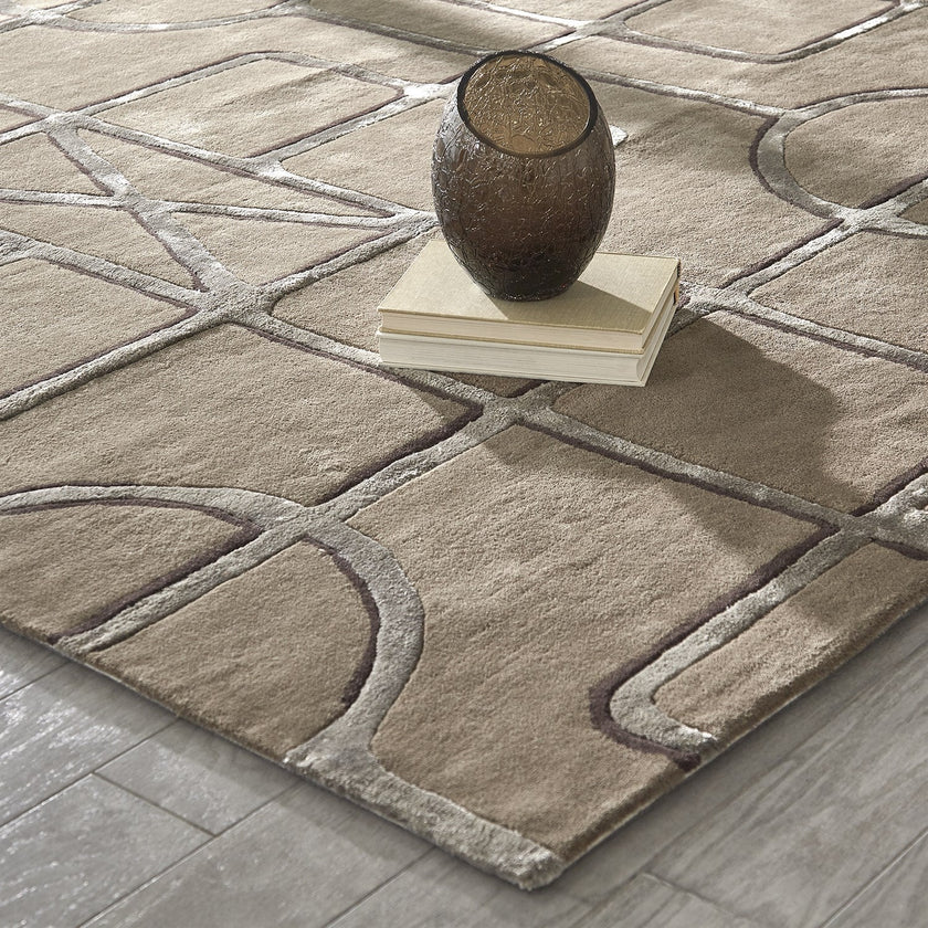 Global Views Gate Rug - Khaki