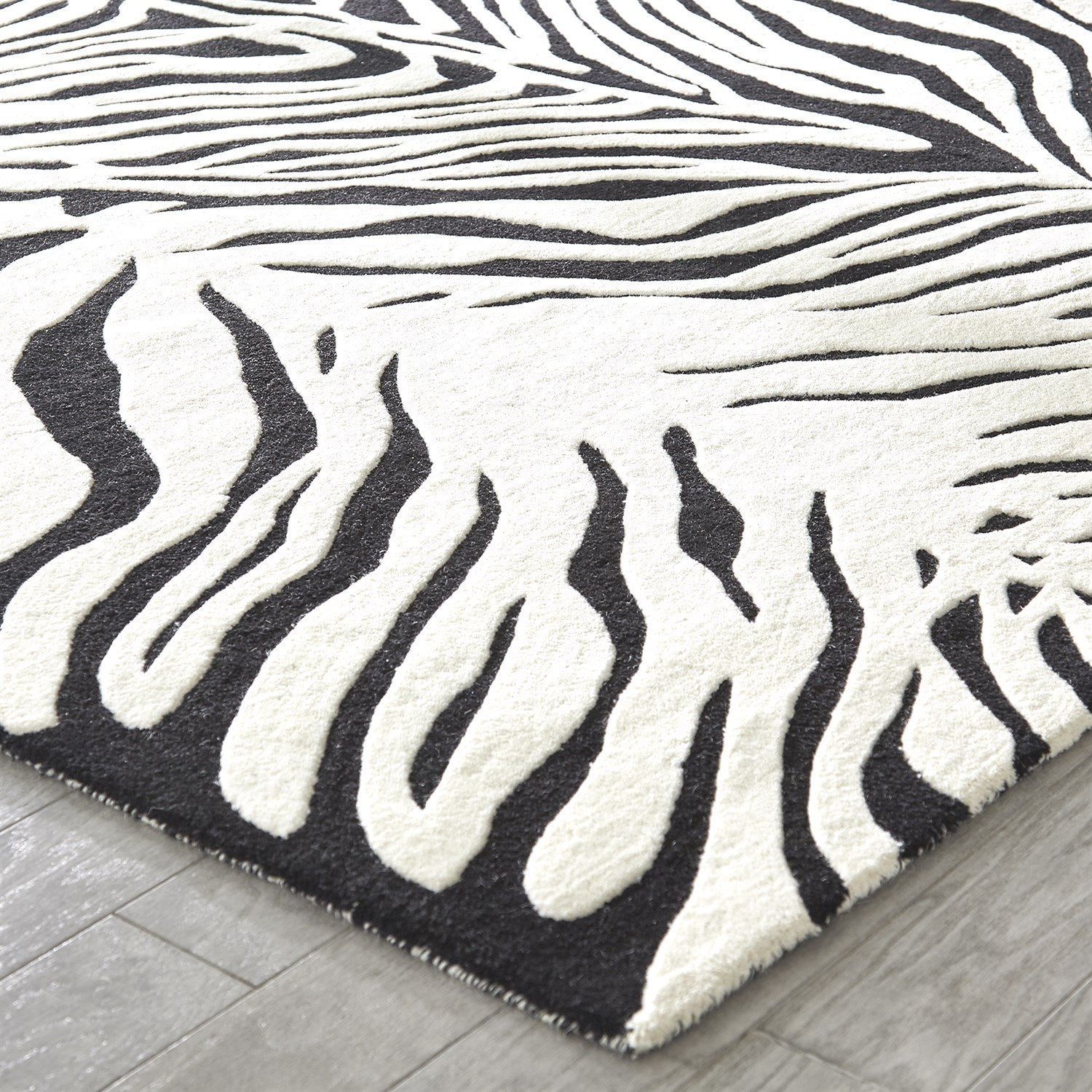 Global Views Zebra Rug