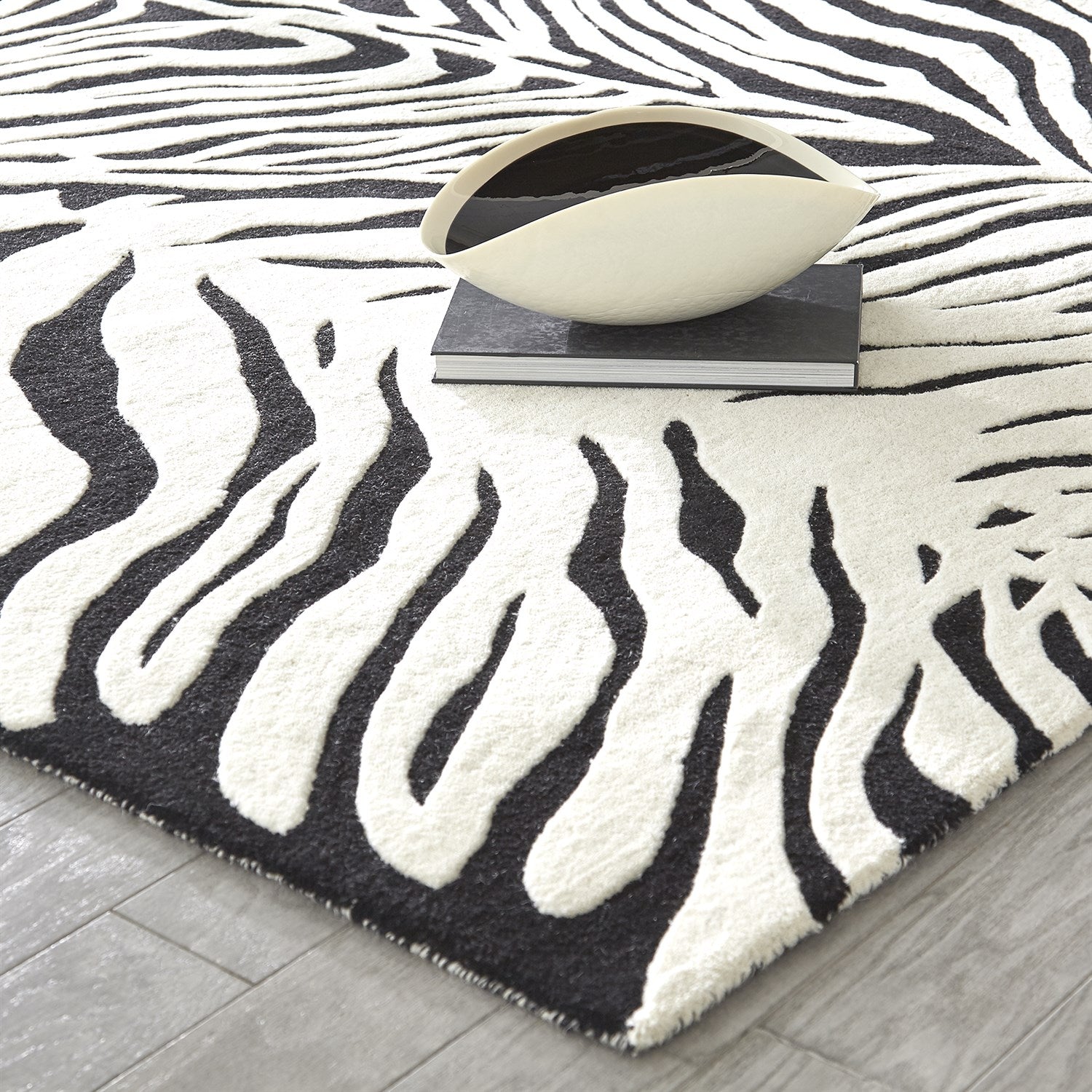 Global Views Zebra Rug