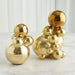 Global Views Bubble Orb Holder - Brass