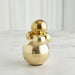 Global Views Bubble Orb Holder - Brass