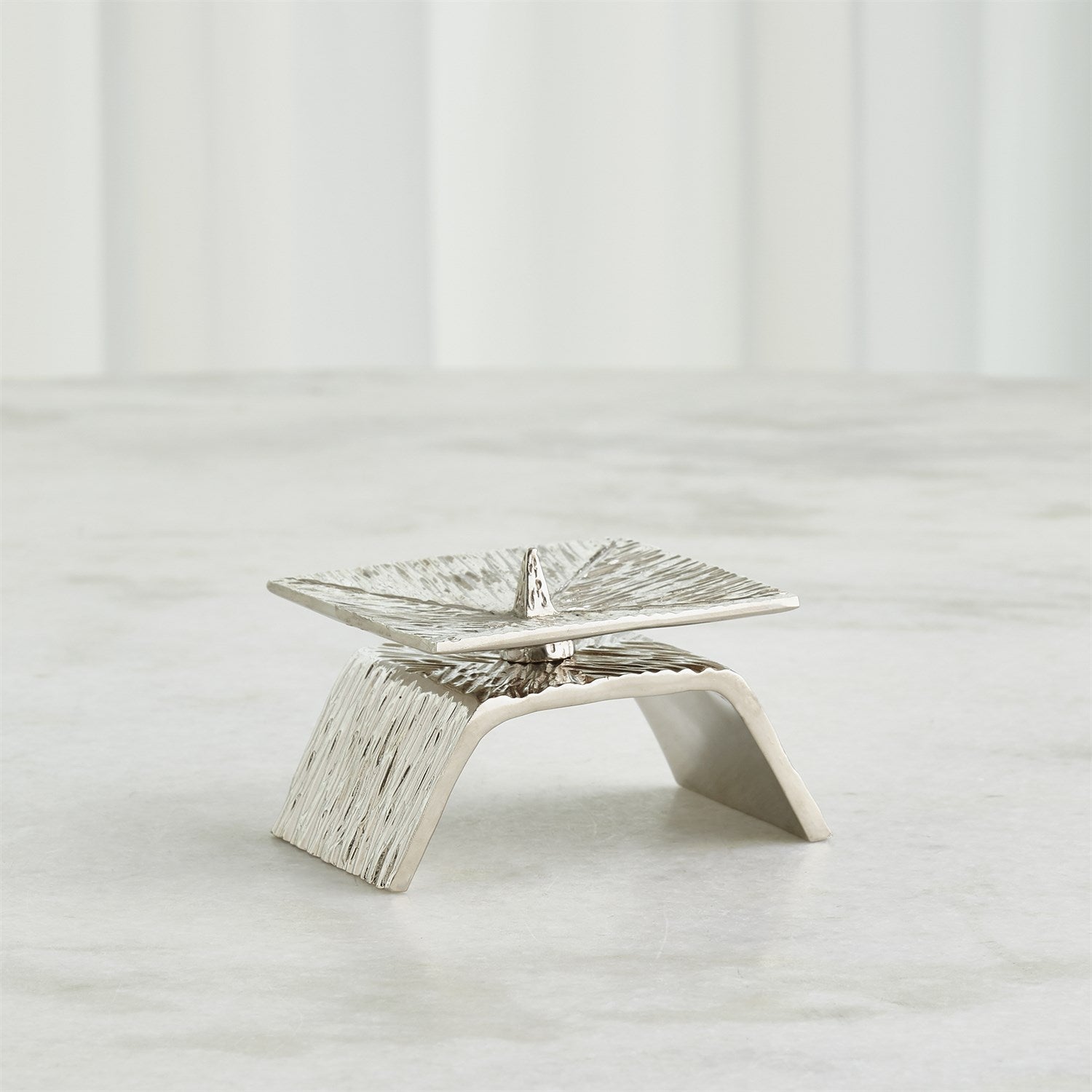 Global Views Torch Candleholder - Nickel