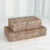 Global Views Cheetah Hair-on-Hide Box