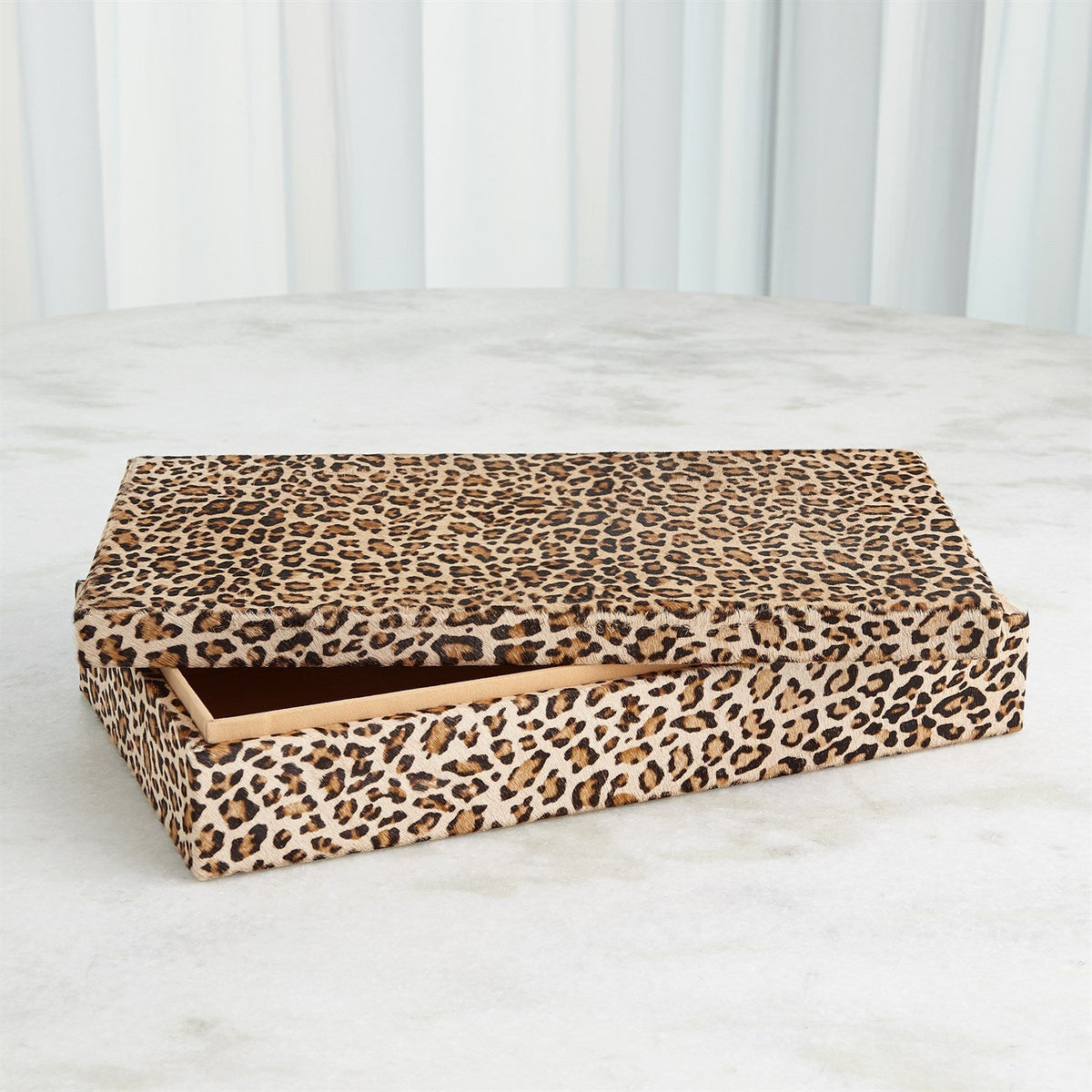 Global Views Cheetah Hair-on-Hide Box