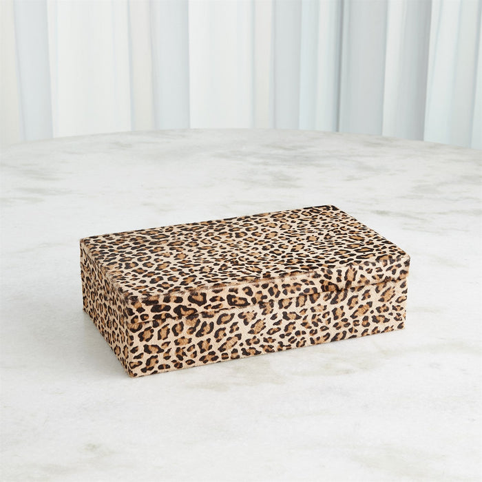 Global Views Cheetah Hair-on-Hide Box