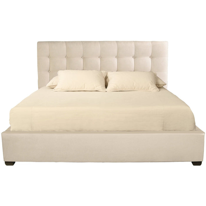 Bernhardt Interiors Avery Fabric Button-Tufted Bed 54"